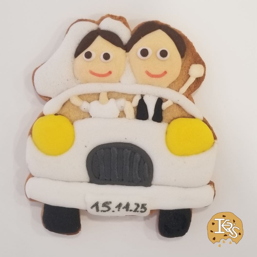 Galleta Coche Novios